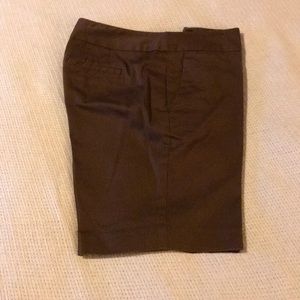 Brown dress shorts